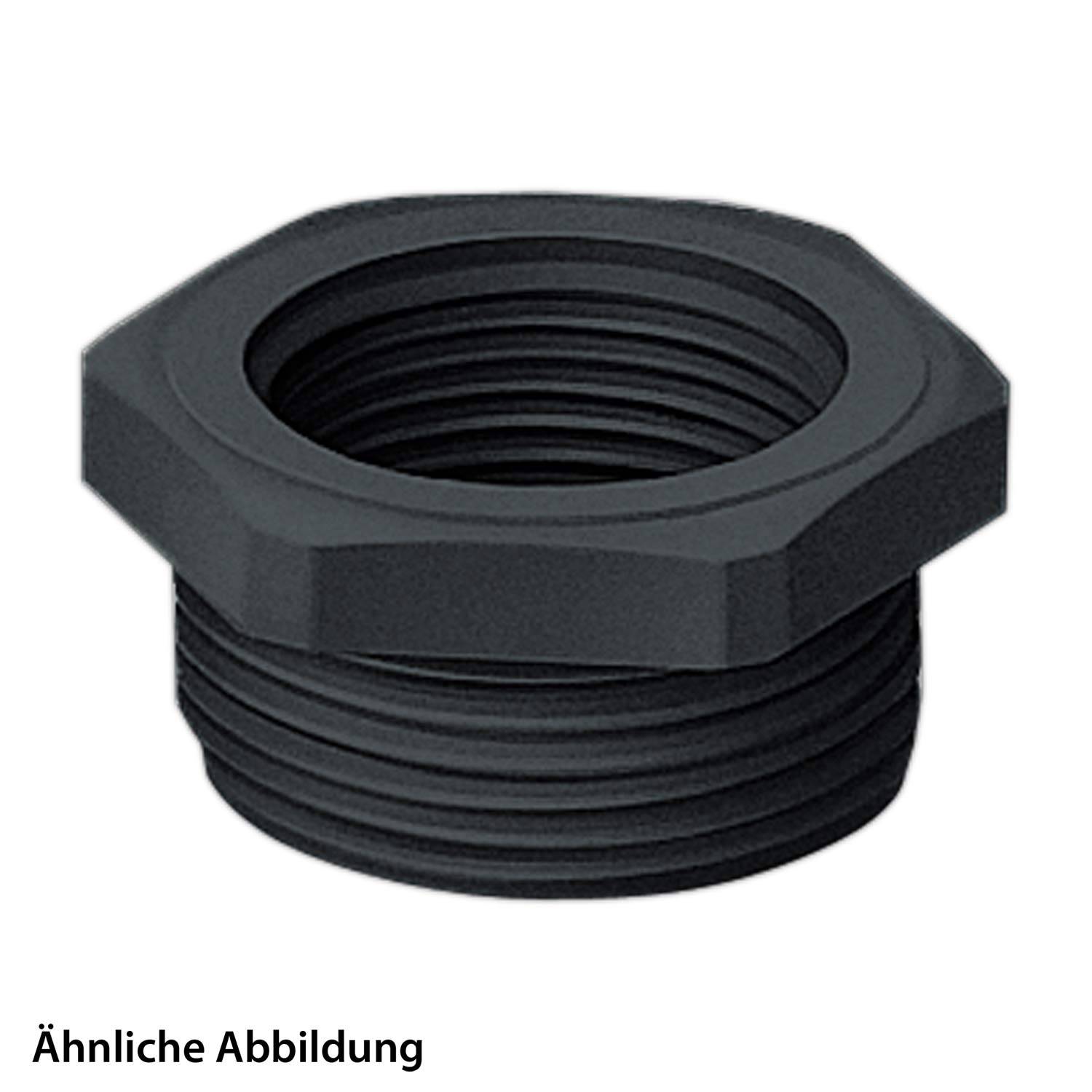 FLEXA REK-M, Polyamid schwarz M 25 x 1,5/M 20 x 1,5 - 1Stück-0