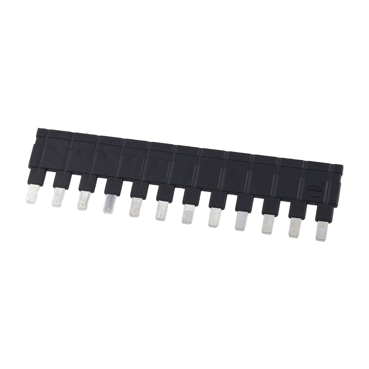 HARTING Han ES Press Steckbrücke 12 x 1 schwarz - 1 Stück-1
