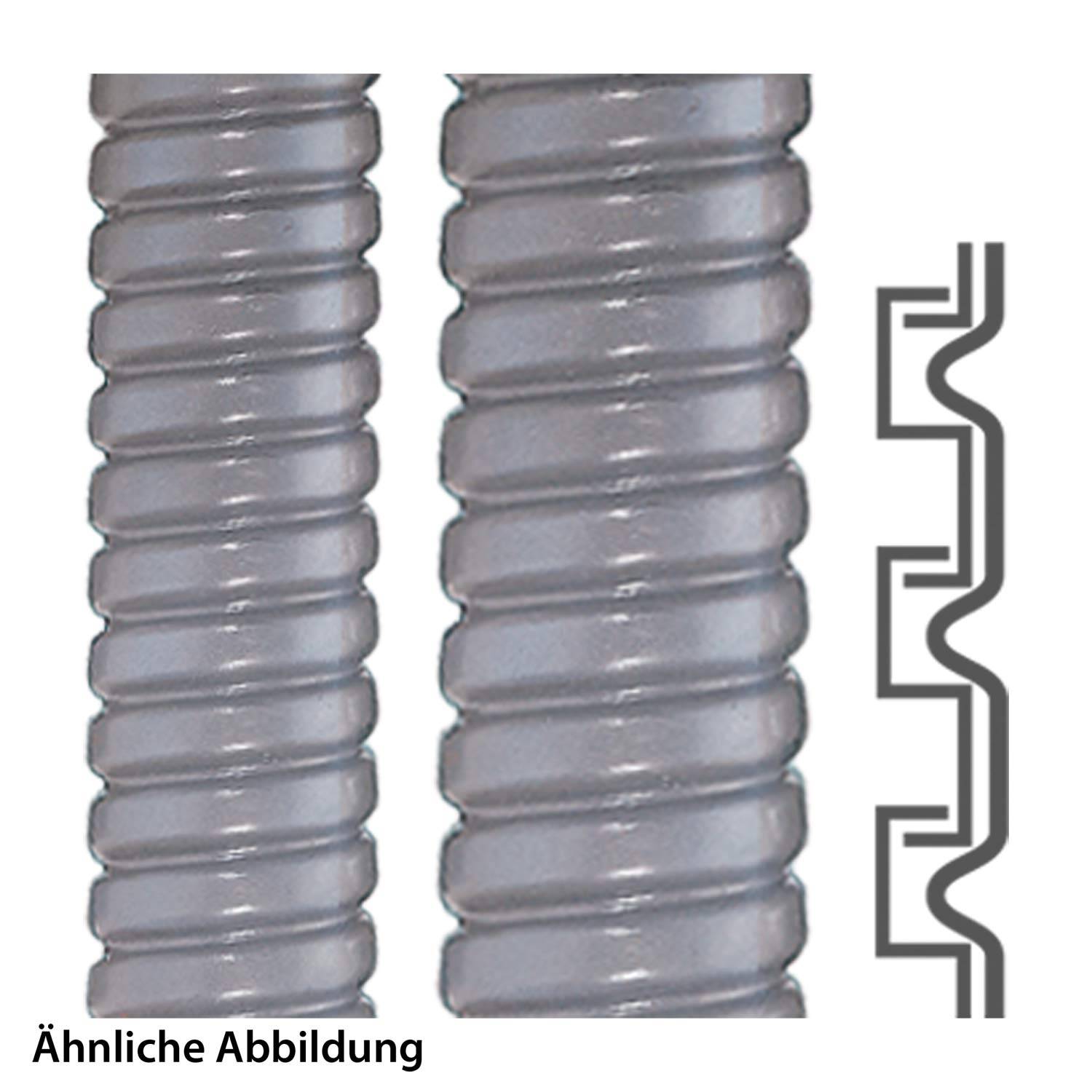 FLEXA SPR-PVC-AS, grau, AD10, 7x10mm, 10 Meter Packung - 1Stück-0
