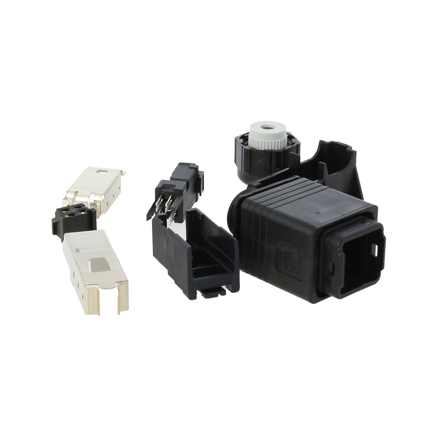10 Stk. Harting Steckverbinder 09352220421-2