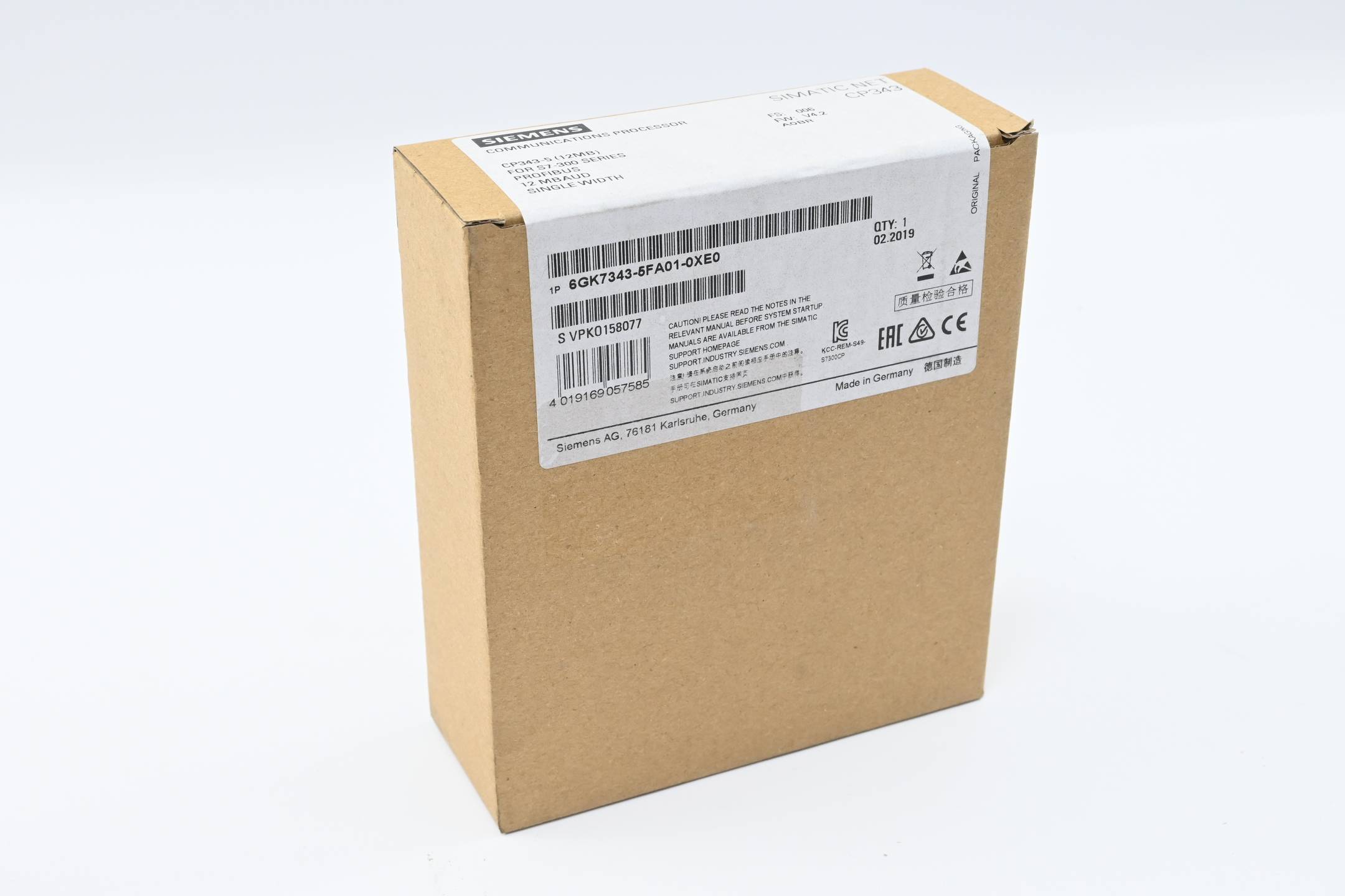 Siemens Simatic NET CP 343-5 6GK7343-5FA01-0XE0 ( 6GK7 343-5FA01-0XE0 ) E.006-0