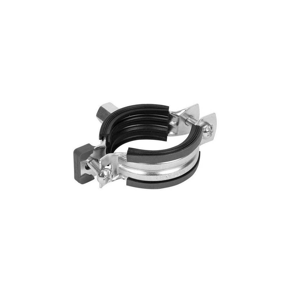 Walraven Rohrschelle KSB2, M8/M10, Durchmesser 60-64mm Zweischrauben-Rohrschelle, EPDM, elektrolytisch verzinkt-2