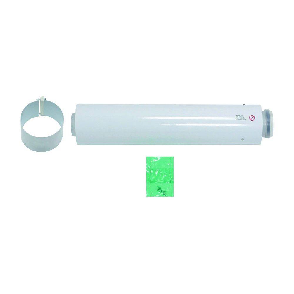 Vaillant Luft-/Abgasführung Paket 1.50 für senkrechte Dachdurchführung d. 60/100mm, Rot, 3 Stück-2