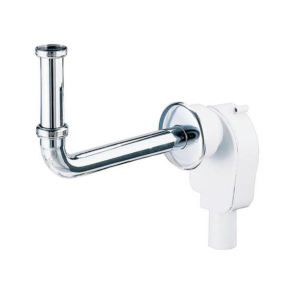 DALLMER Unterputz-Waschtisch-Siphon 300CR 130228 1 1/4" x DN 50, MS-verchromt