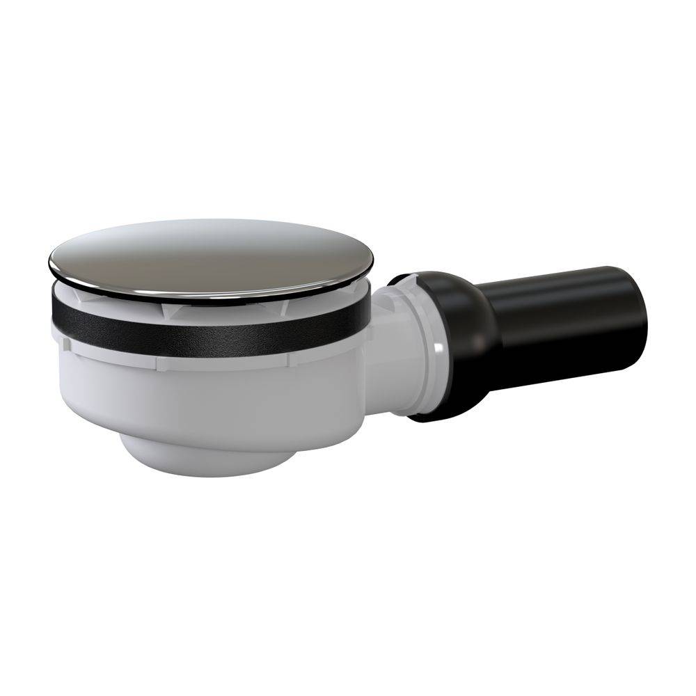 Dallmer Orio Duschwannenablauf PP 60mm mit Haube verchromt, DN 40, 160324-1