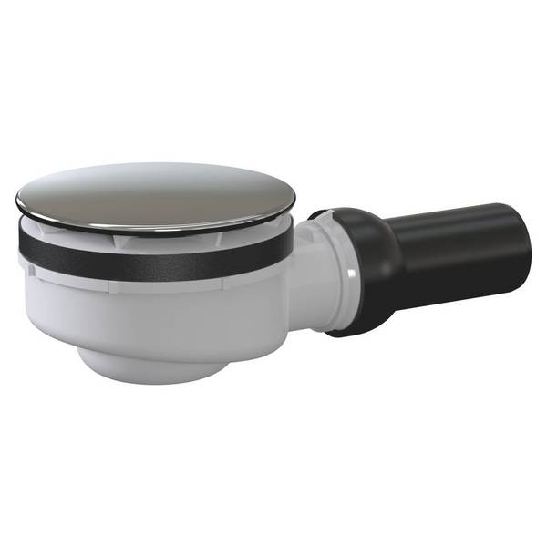 Dallmer Orio Duschwannenablauf PP 60mm mit Haube verchromt, DN 40, 160324
