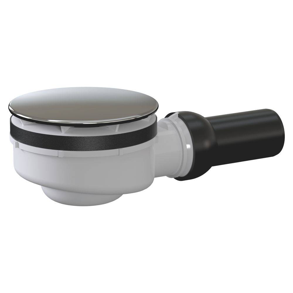 Dallmer Orio Duschwannenablauf PP 60mm mit Haube verchromt, DN 40, 160324-0