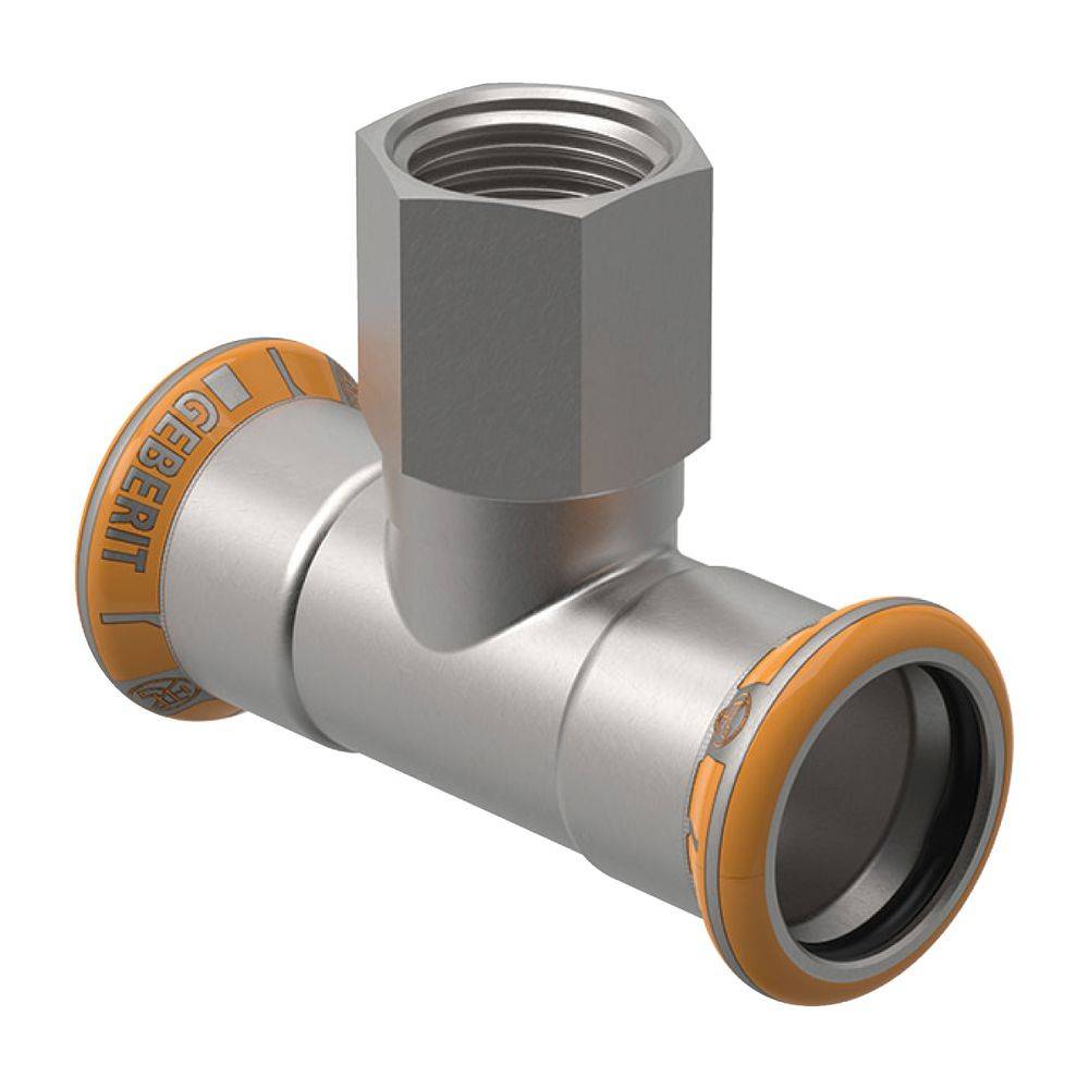 Geberit GE Mapress Therm, T-Stk., d35, Rp1/2, 35mm, NPW, 1 Stk.-2