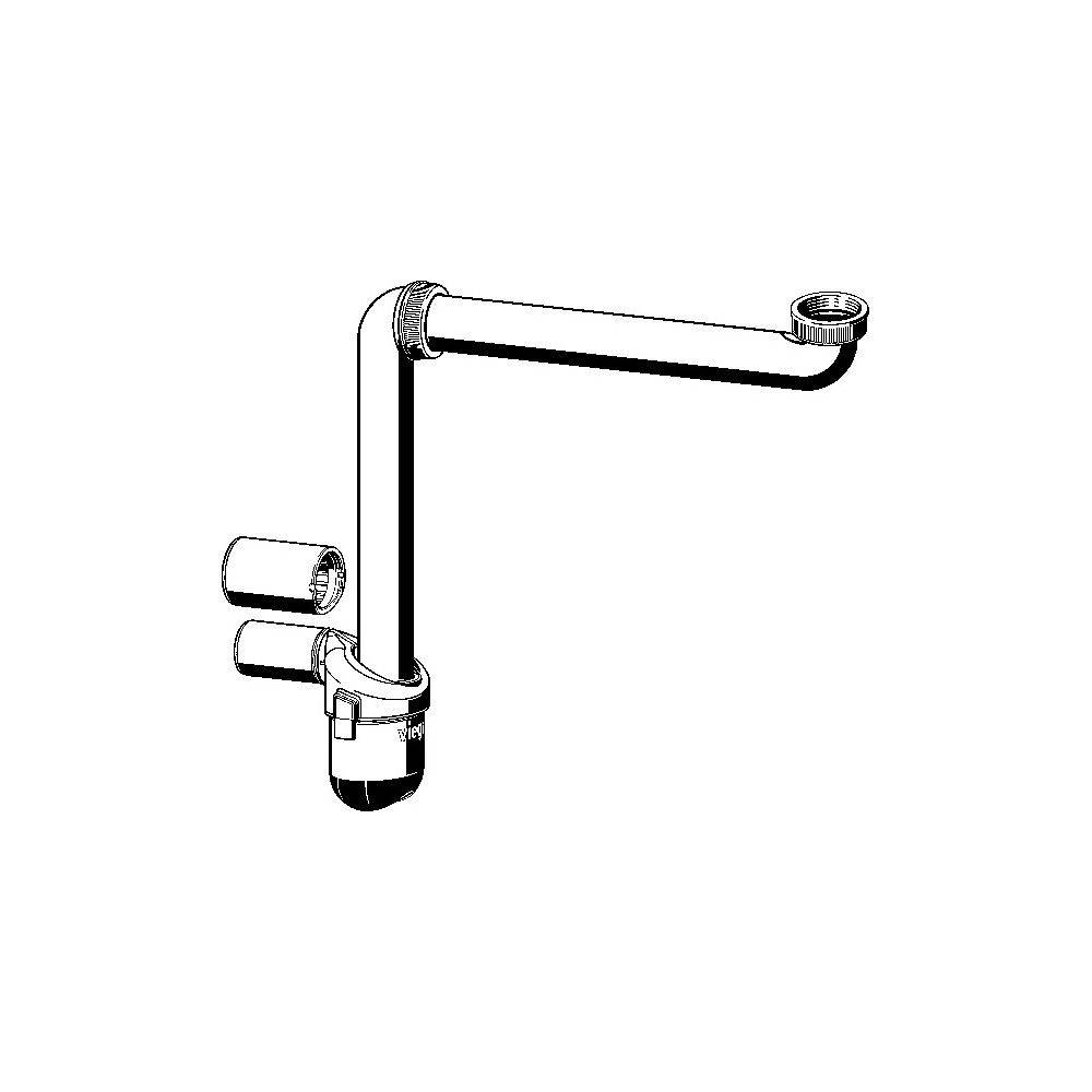 Viega Geruchverschluss 5634.15, G 1 1/4" x DN 32/40, Kunststoff, Weiß-1