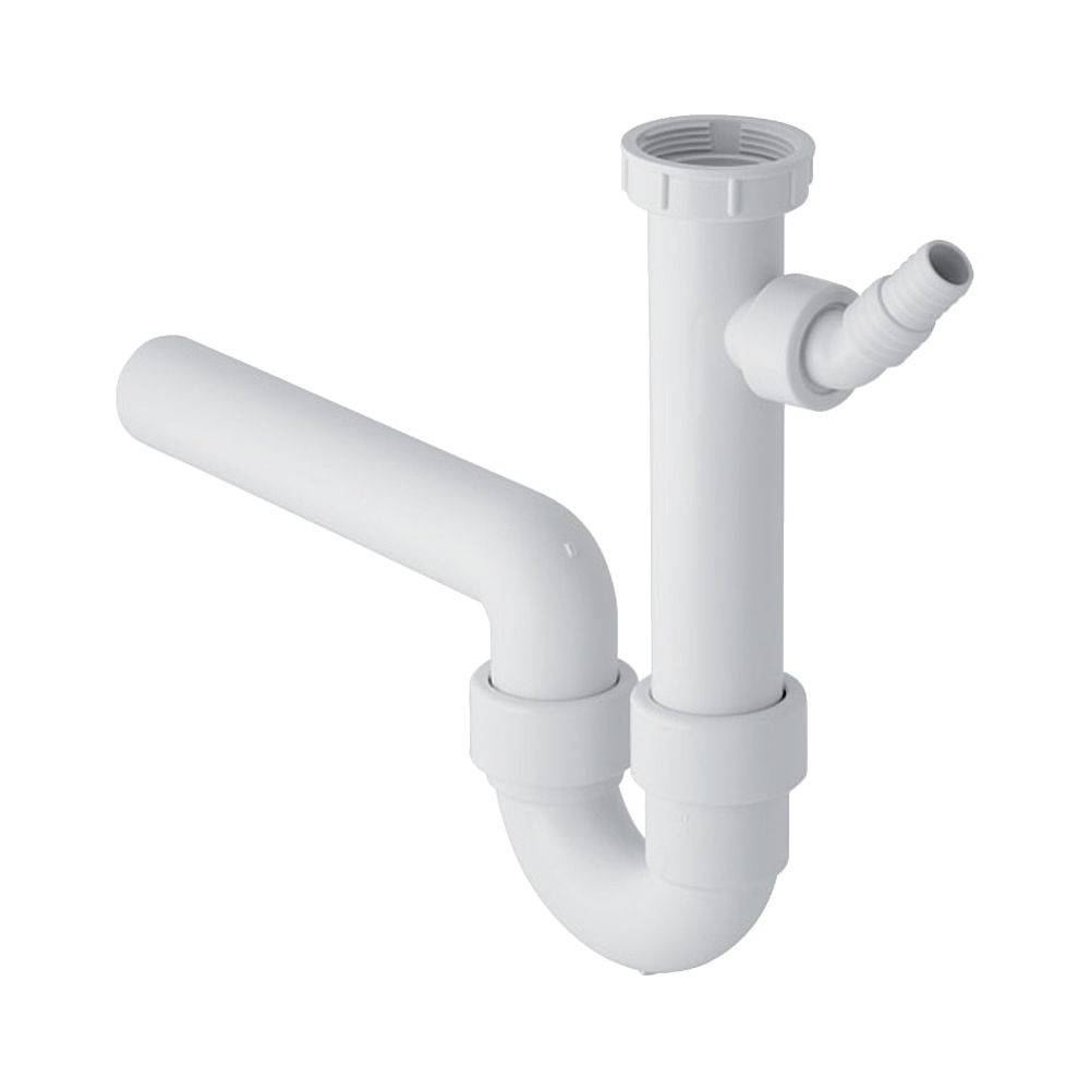 Geberit Fertigablauf 1teilig in PP d50mm x G1 1/2 weiss, 1 Stk.