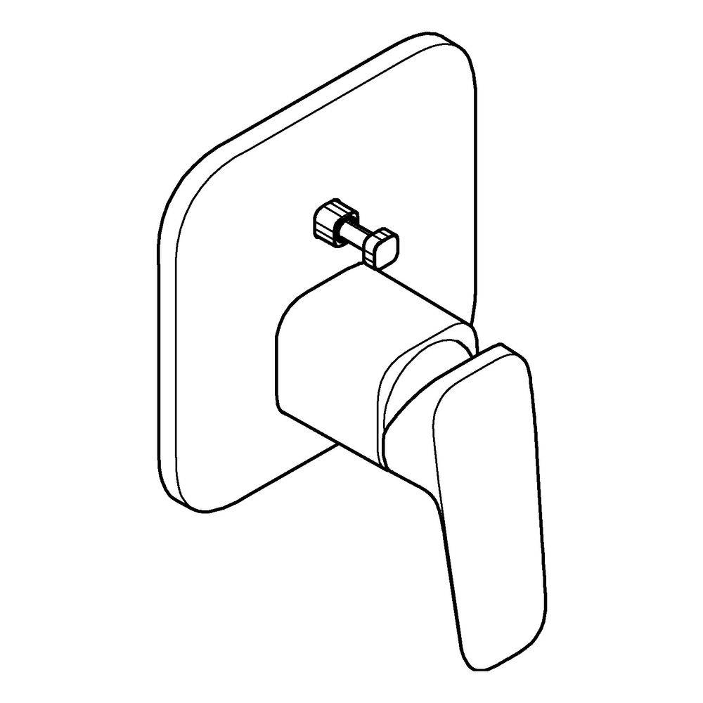 Grohe Einhand-Wannenbatterie Cubeo 101778, 1 Stk.-1