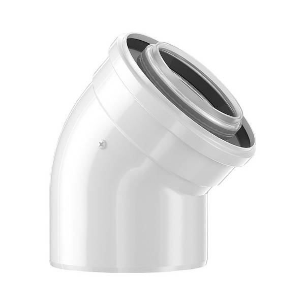 Bosch Luft-/Abgasbogen 45 Grad FC-CE60-45, D 60/100mm