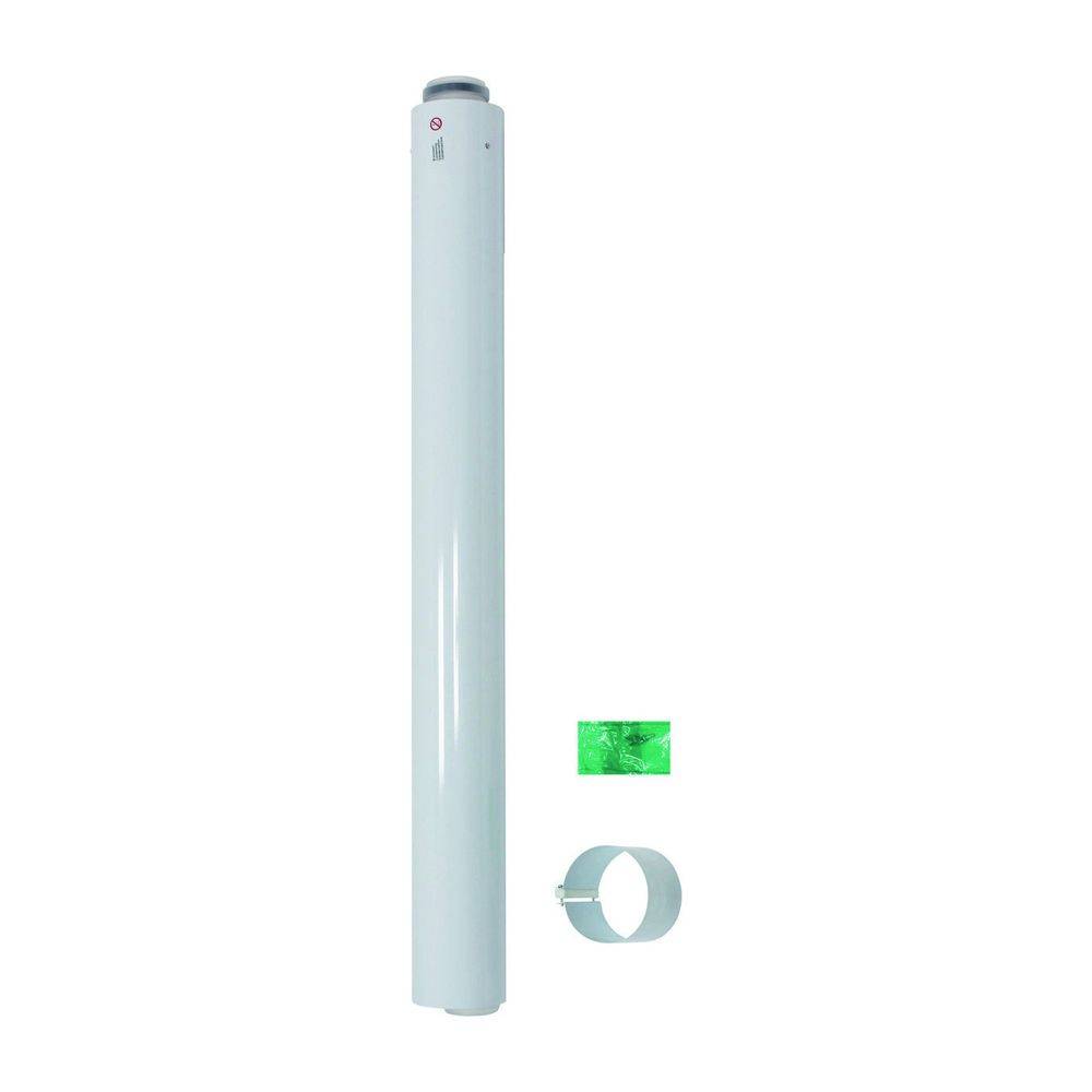 Vaillant Paket 1.49/2 Luft-Abgasführung senkrechte Dachdurchführung Schwarz D 60/100, 8000047185-2