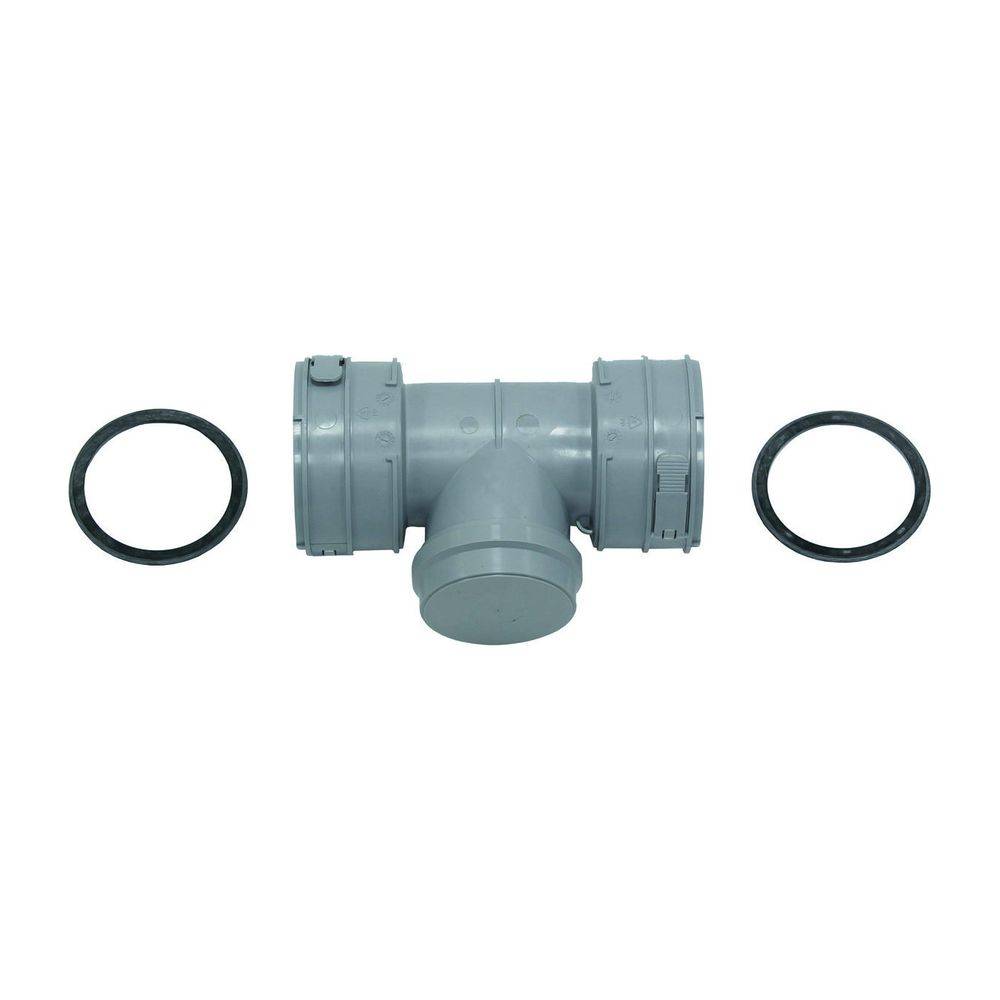 Vaillant Luft-/Abgasführung Paket 1.52 im Schacht flexibel, Anschlussset D 60/100mm aus PP, 0010030864-3
