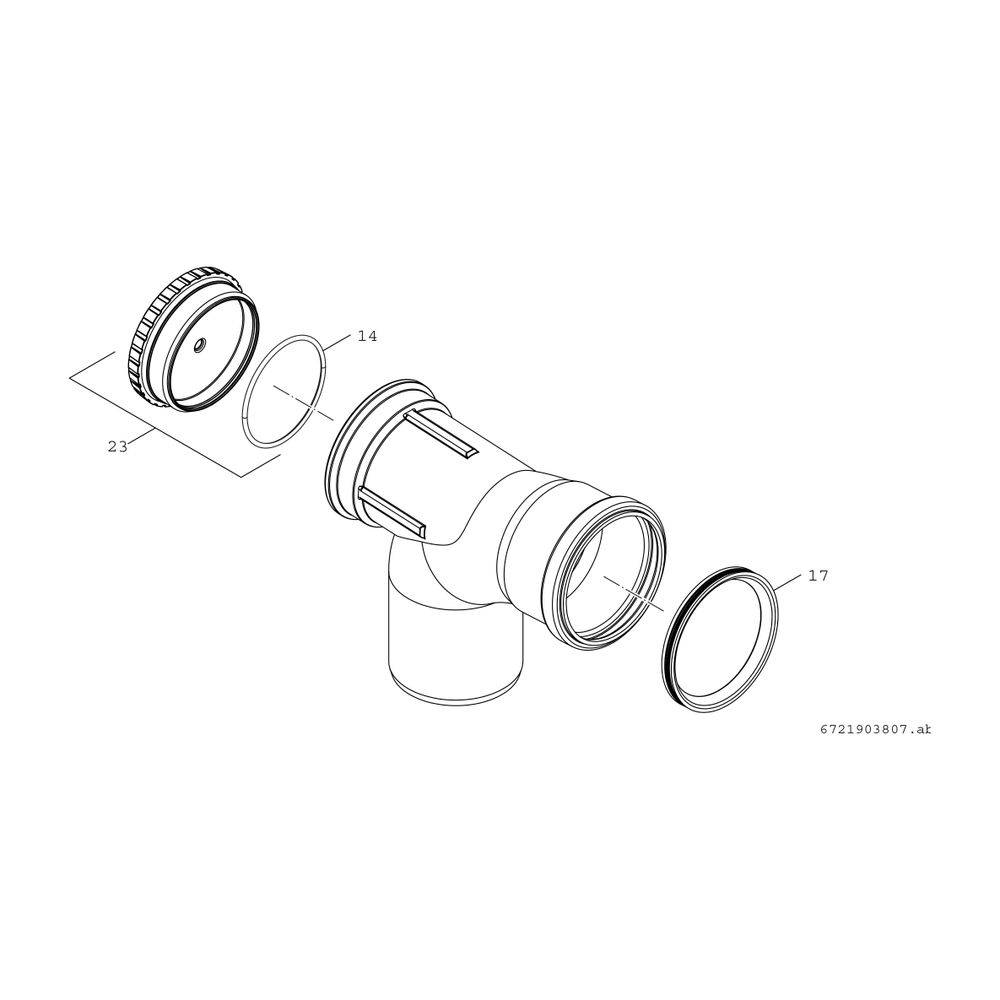 Bosch Bogen 87 Grad FC-SER80-87 mit Prüföffnung, D 80mm-1