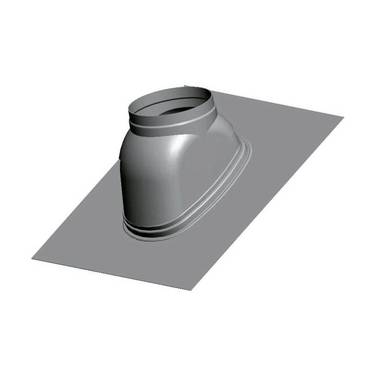 Dachplatte DN125 Schrägdach 25-45Gr Großformat 500x500mm