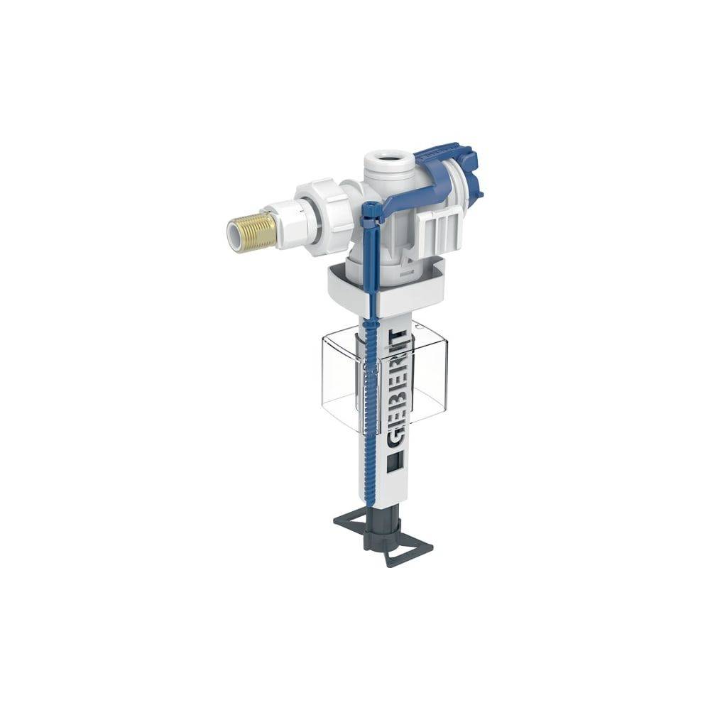 Geberit Füllventil Typ 383 Wasseranschluss seitlich 3/8", Nippel aus Messing, für Aufputzspülkasten-0