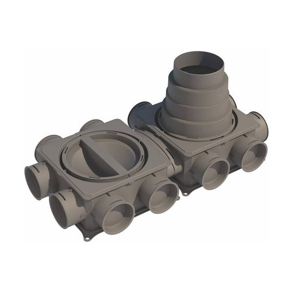 Wolf Luftverteiler flach mini 12-75 für CWL, 2577838