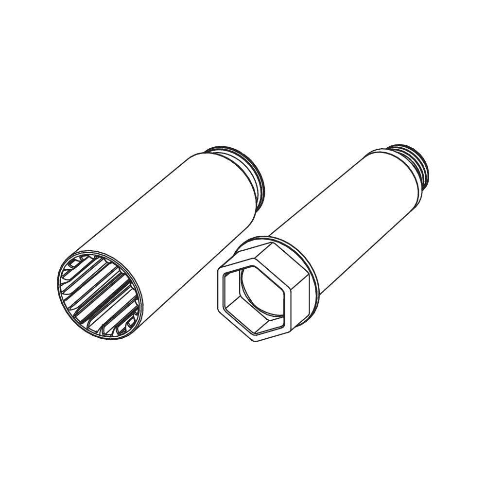 Tece Seal System Baustopfen 3/4" mit Dichthülse-1