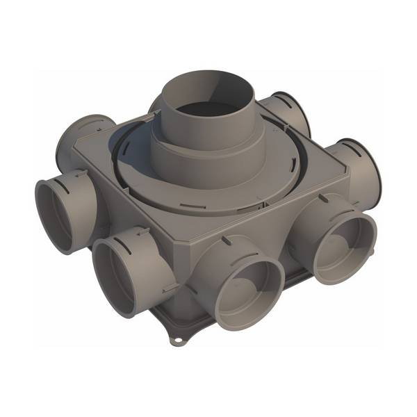 Wolf Luftverteiler flach mini 8-75 für CWL, 2577835