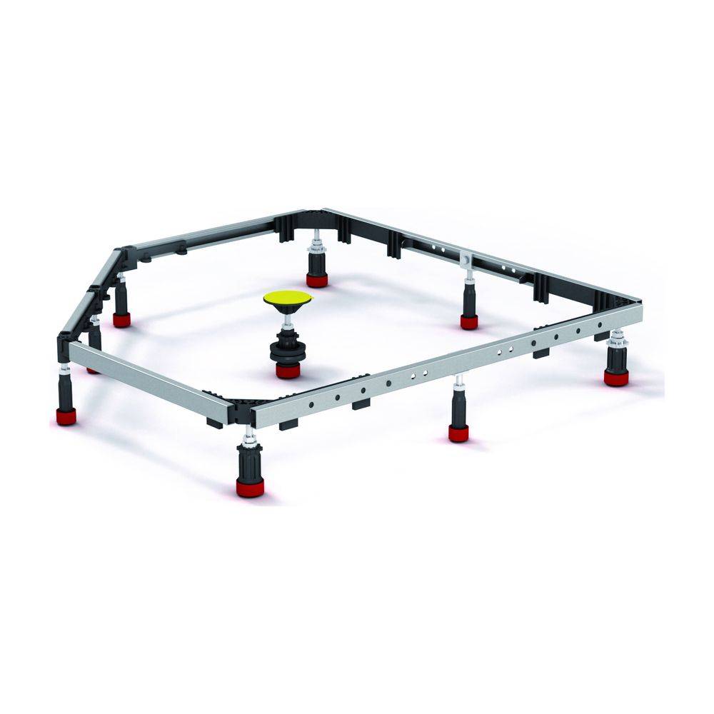 MEPA Montagerahmen SF 5-Eck + 1/4-Kr. superflache Duschwannen-0