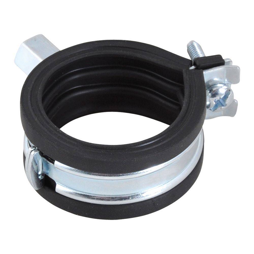 Walraven Rohrschelle KSB1 M8, Rohraußendurchmesser 59-62mm Einschraubenschelle, EPDM, Stahl elektrolytisch verzinkt-3