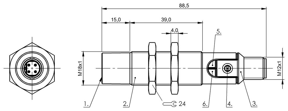 BALLUFF Kapazitiver Sensor - BCS00LW, 1 St.-1