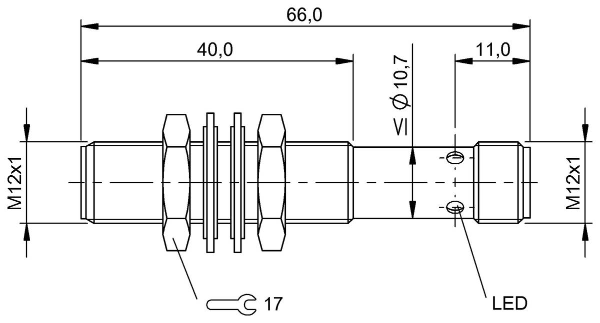 BALLUFF Induktiver Sensor - BES01PP, 1 St.-1