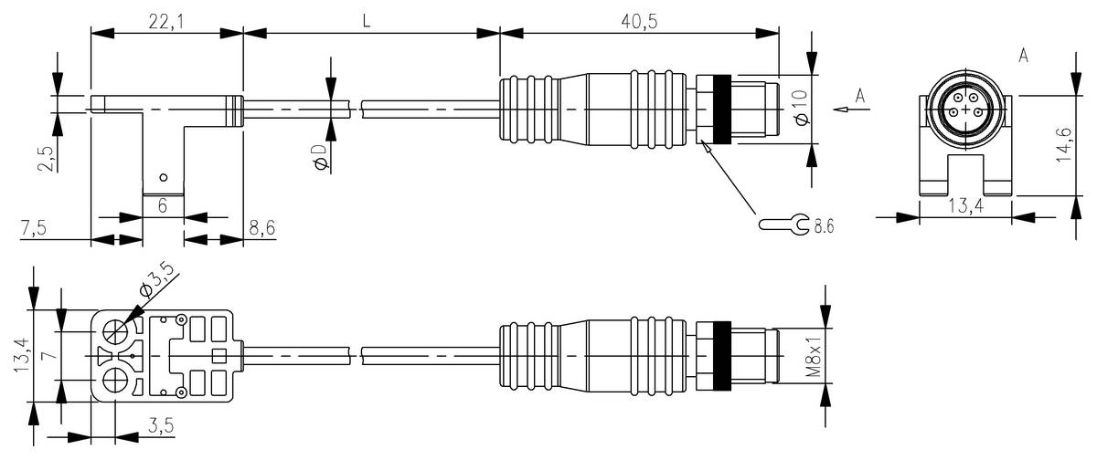 BALLUFF Optoelektronischer Sensor - BGL006T, 1 St.-1