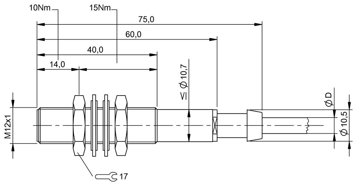 BALLUFF Induktiver Sensor - BES0361, 1 St.-1