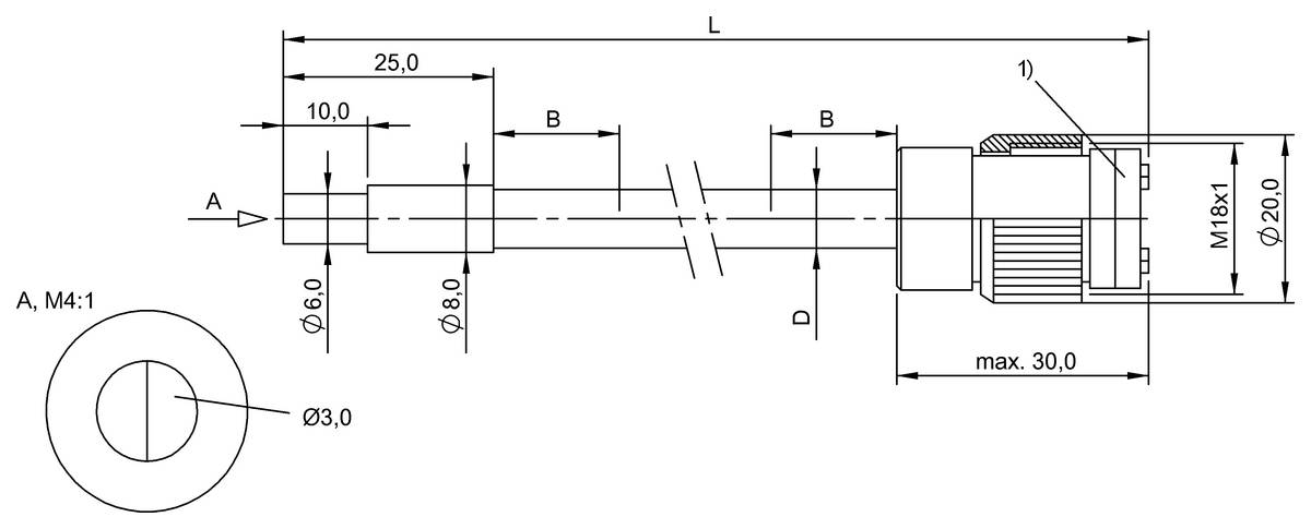BALLUFF Lichtleiter - BFO002Z, 1 St.-1