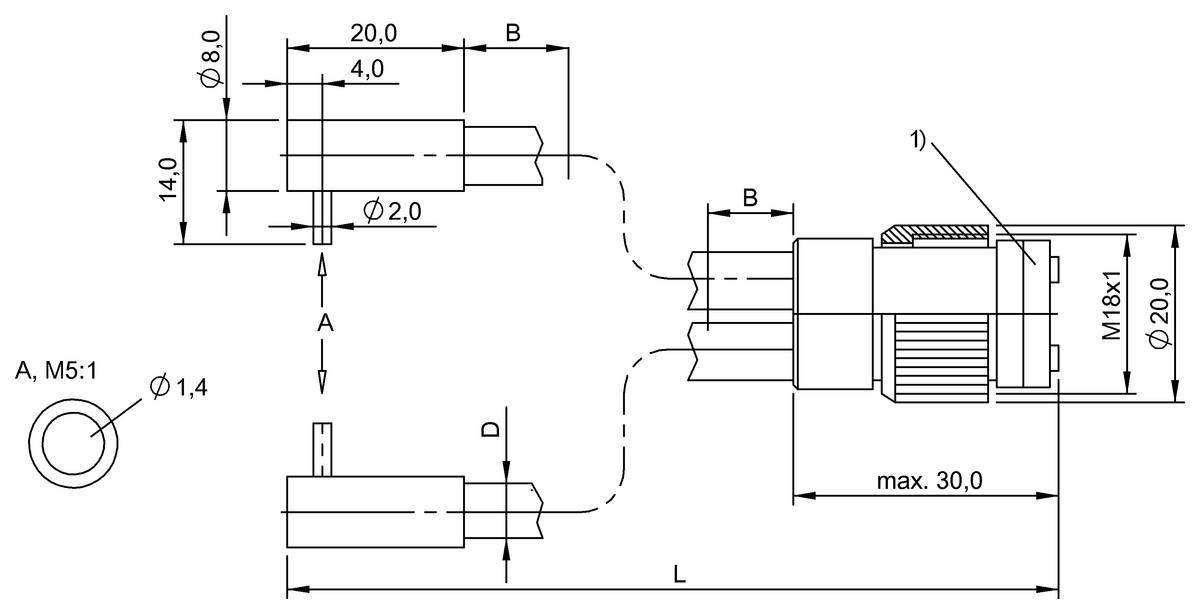 BALLUFF Lichtleiter - BFO001Y, 1 St.-1
