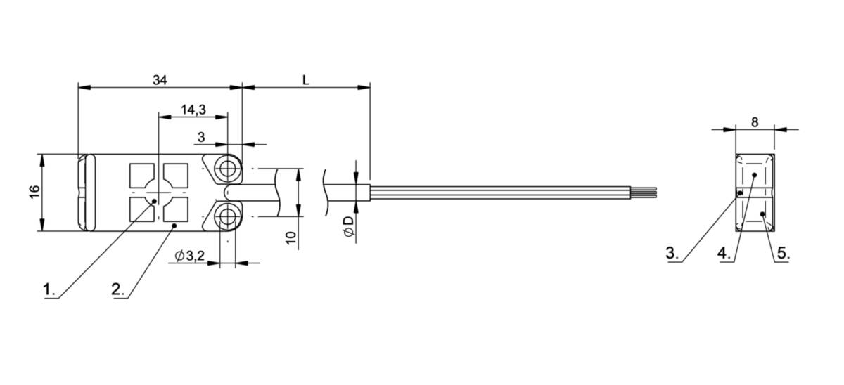 BALLUFF Kapazitiver Sensor - BCS01CM, 1 St.-1