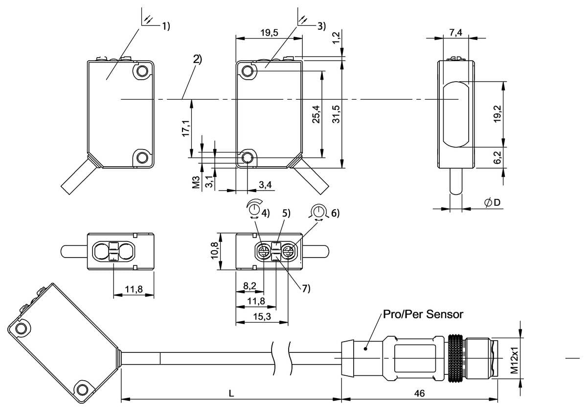 Balluff Optoelektronischer Sensor BOS-1