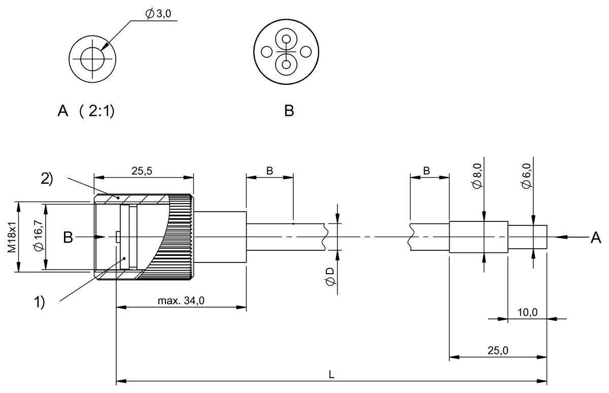 BALLUFF Lichtleiter - BFO004T, 1 St.-1