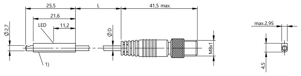 BALLUFF Magnetfeld-Sensor - BMF0045, 1 St.-2