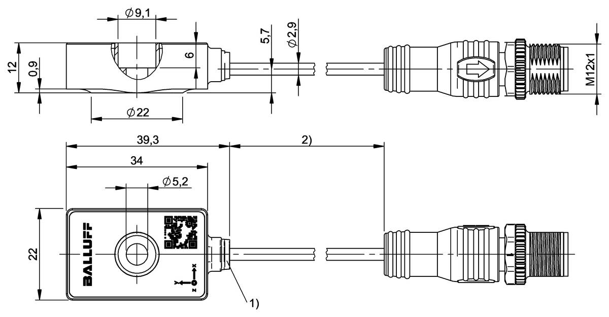 BALLUFF Condition Monitoring Sensoren - BCM0003, 1 St.-1