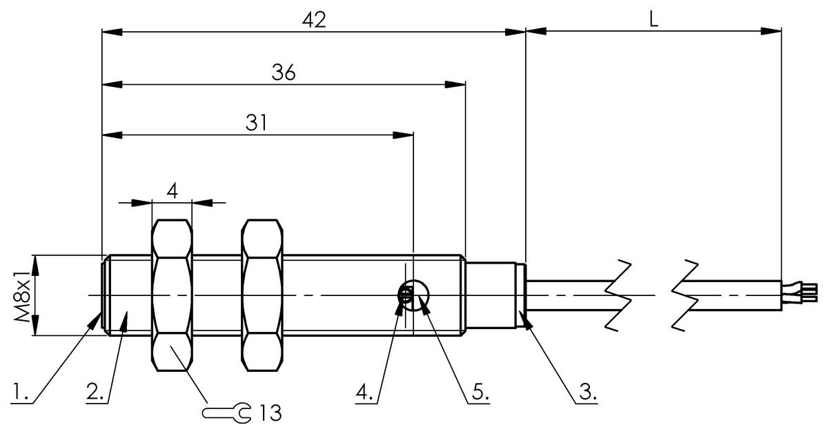BALLUFF Kapazitiver Sensor - BCS0026, 1 St.-1