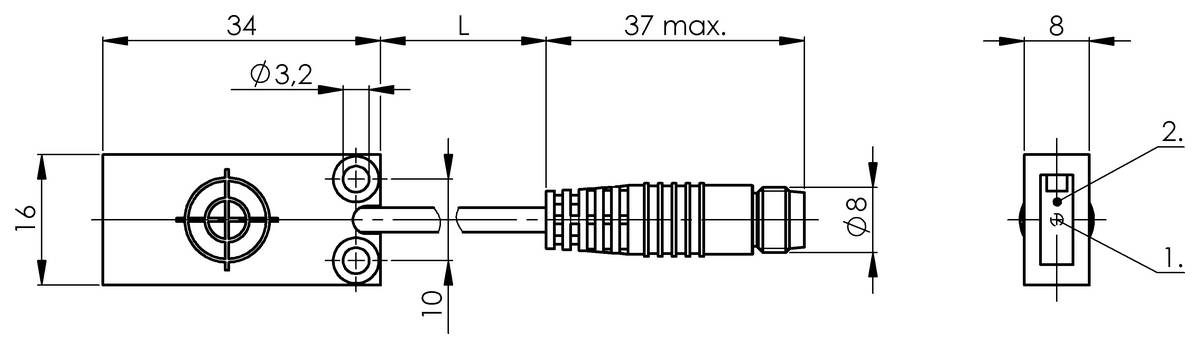 BALLUFF Kapazitiver Sensor - BCS008N, 1 St.-1