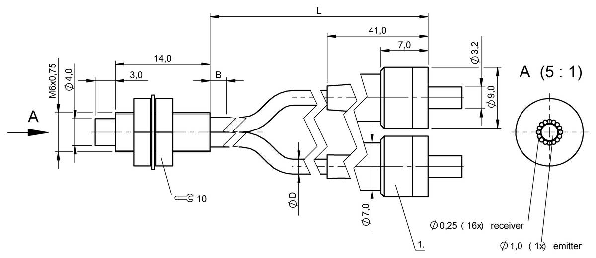 BALLUFF Lichtleiter - BFO00C4, 1 St.-1
