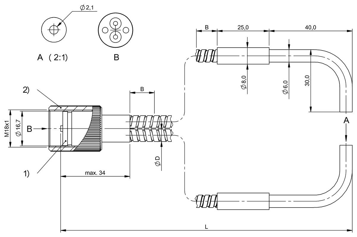 BALLUFF Lichtleiter - BFO004A, 1 St.-1