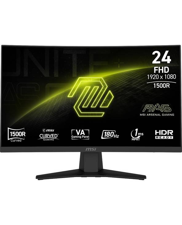 MSI Mag 244C Computer Monitor 23.6" 1920 x 1080 59,9 cm 23,6" DisplayPort HDMI-1