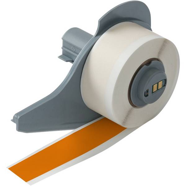 Brady, M7C-750-595-OR, Vinylband, Orange, 19,05 mm x 15,24 m, endlos, glänzend, witterungsbeständig, permanent