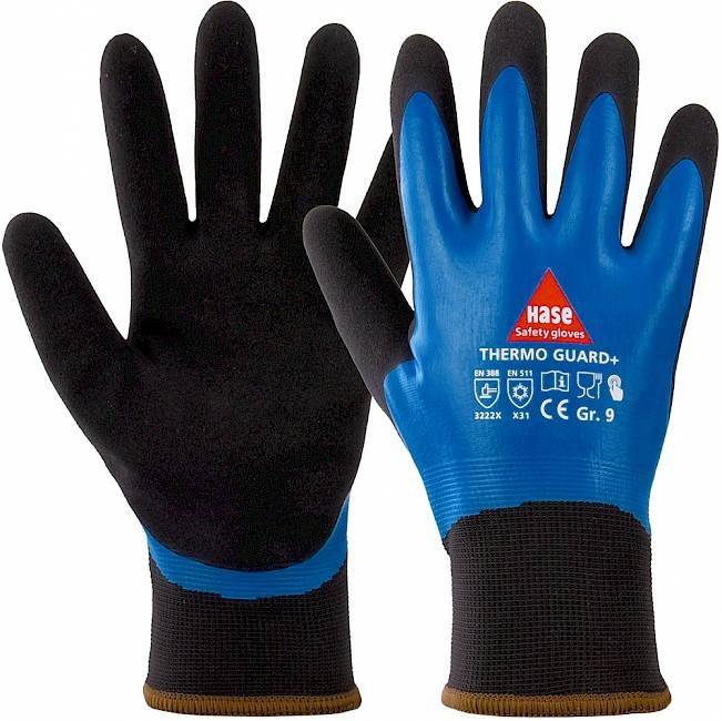 Hase Thermo Guard+ Winterhandschuh Touch-Funktion Grip 5 Paar Gr 11