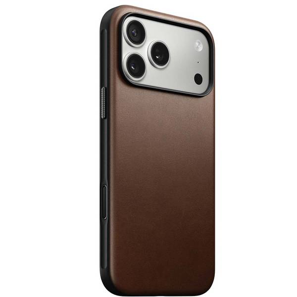 Modern Leather Case iPhone 17 Pro Max Brown