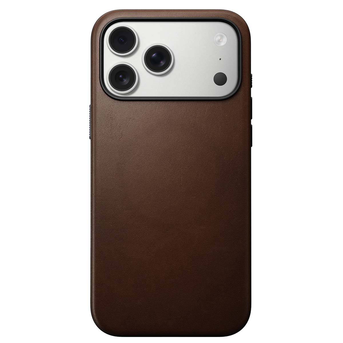 Modern Leather Case iPhone 17 Pro Max Brown-4