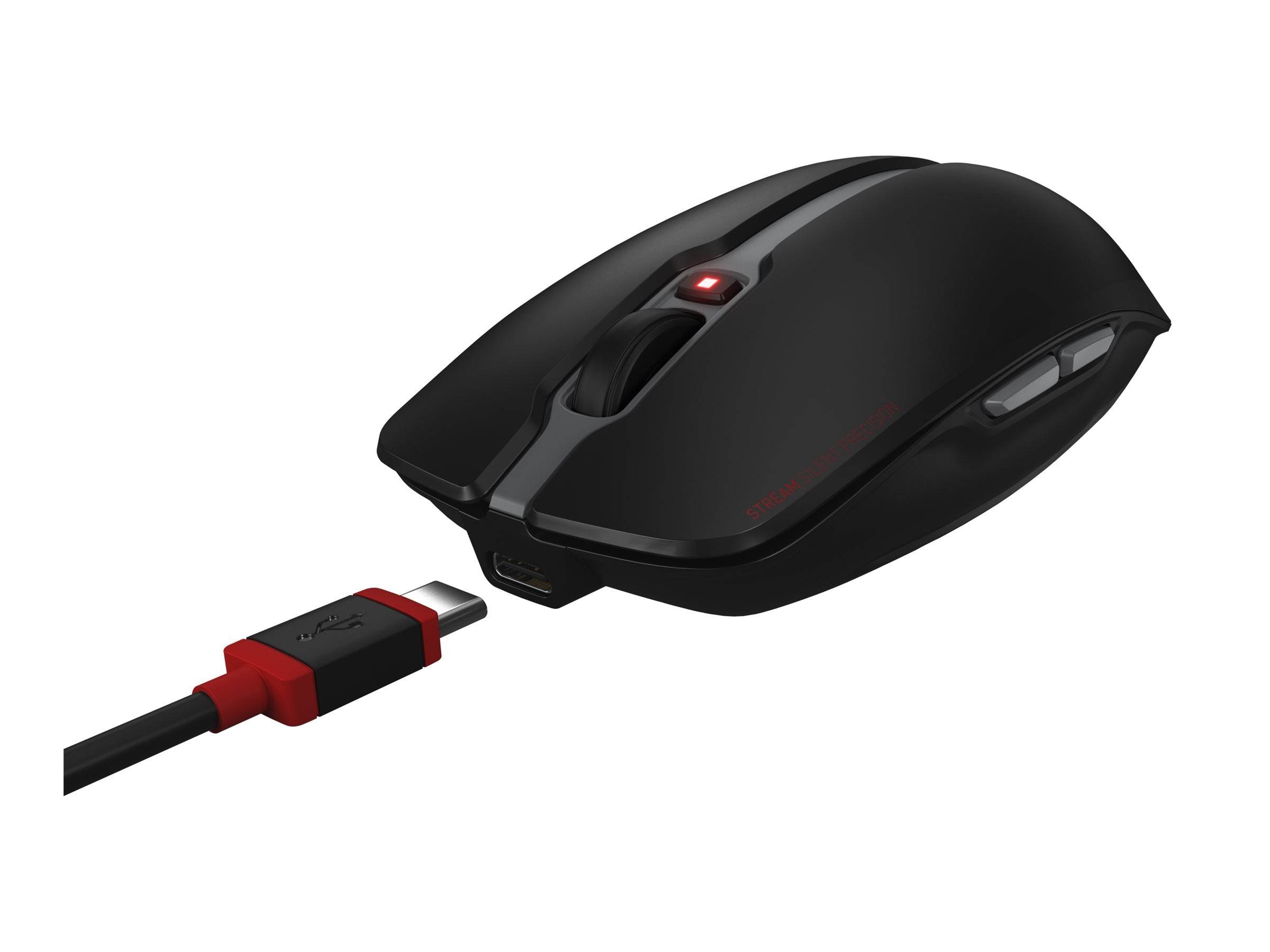 Cherry STREAM DESKTOP RECHARGE Tastatur-und-Maus-Set kabellos 2,4 GHz QWERTY US mit Euro-Symbol Tastenschalter: CHERRY-1