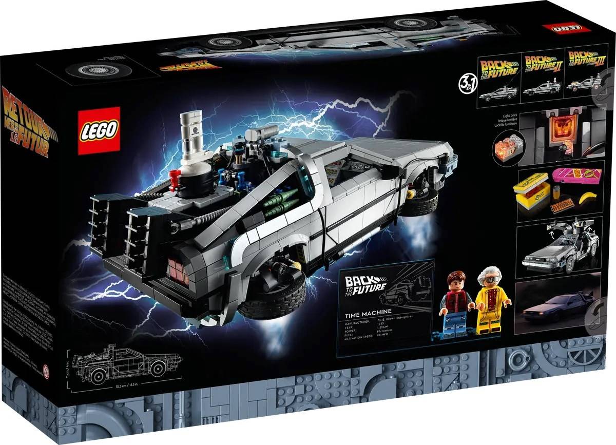 LEGO ICONS Back to the Future Time Machine Home & Living Spielwaren Kreativ- & Lernspielzeug-1
