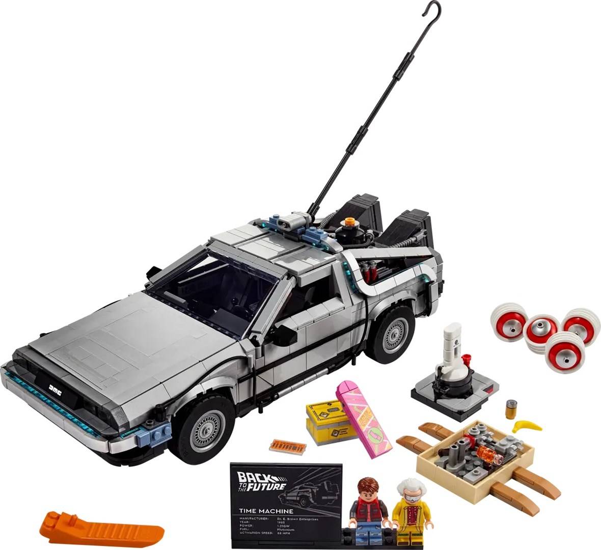 LEGO ICONS Back to the Future Time Machine Home & Living Spielwaren Kreativ- & Lernspielzeug-2