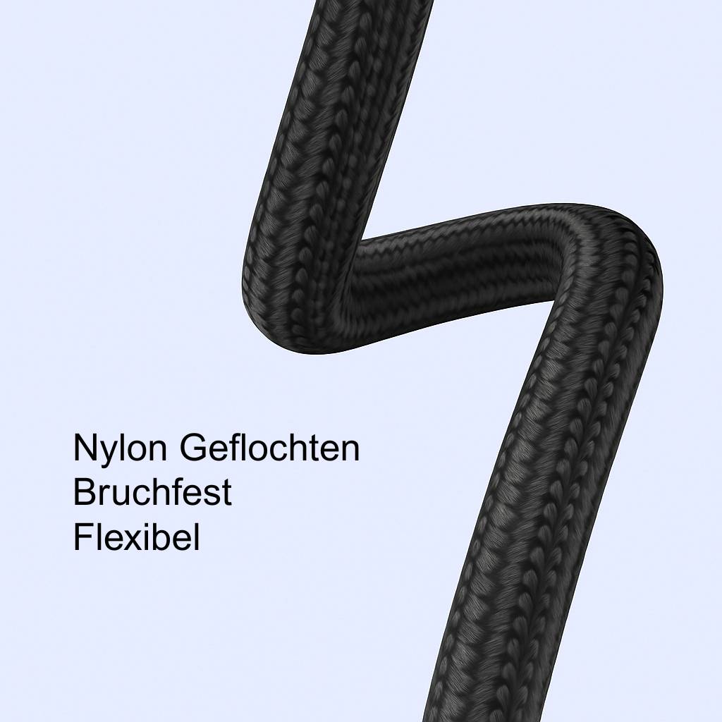 Nylon USB-C auf 3,5 mm Klinke Audio Adapter – robust & kompatibel-3